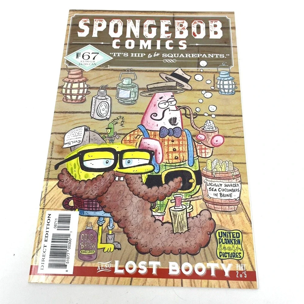 Spongebob Comics it's hip to be SquarePants 2017 Issue #67 United Plankton Comic